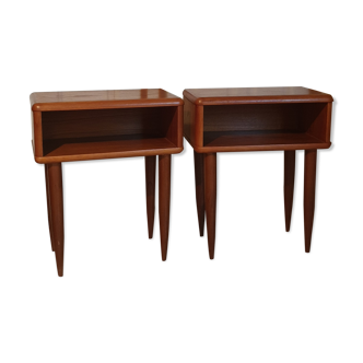 Pair of Scandinavian style bedsides