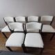 Lot de 6 chaises authentiques Emile Baumann bouclette