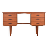 Bureau danois en teck du milieu du siècle, années 1960.