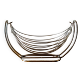 Fruit basket - vintage swing in chrome metal