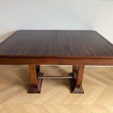 Art Deco table, lyre base, 1930s