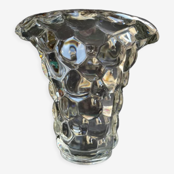 Vase cristal attribué à Pierre Girre pseudonyme Pierre d’Avesn (1901-1990)
