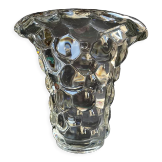 Crystal vase attributed to Pierre Girre pseudonym Pierre d'Avesn (1901-1990)
