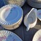 Apulum porcelain dinner service, 54 pieces