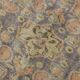 Tapis oriental turc vintage pêche et bleu