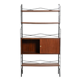 Teak bookcase with drawer cabinet, 1950s-1960s