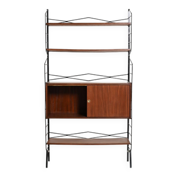 Teak bookcase with drawer cabinet, 1950s-1960s