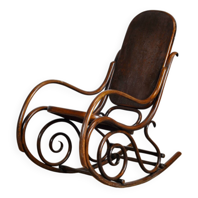 Fauteuil à bascule Thonet, vers 1920
