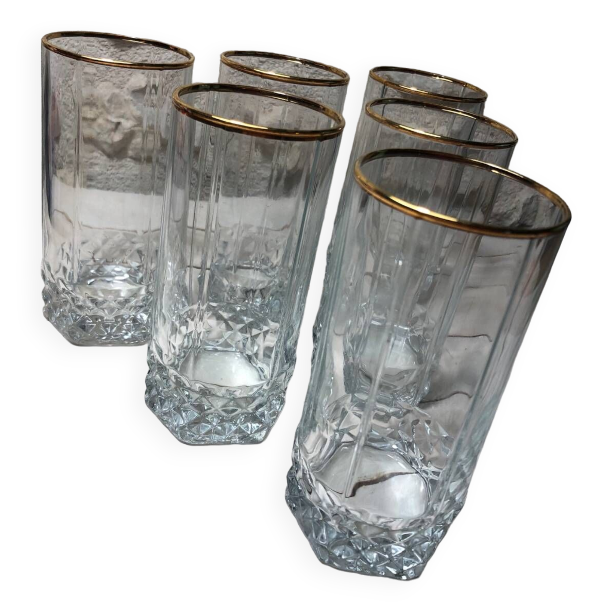 Large Vintage gold rimmed glasses