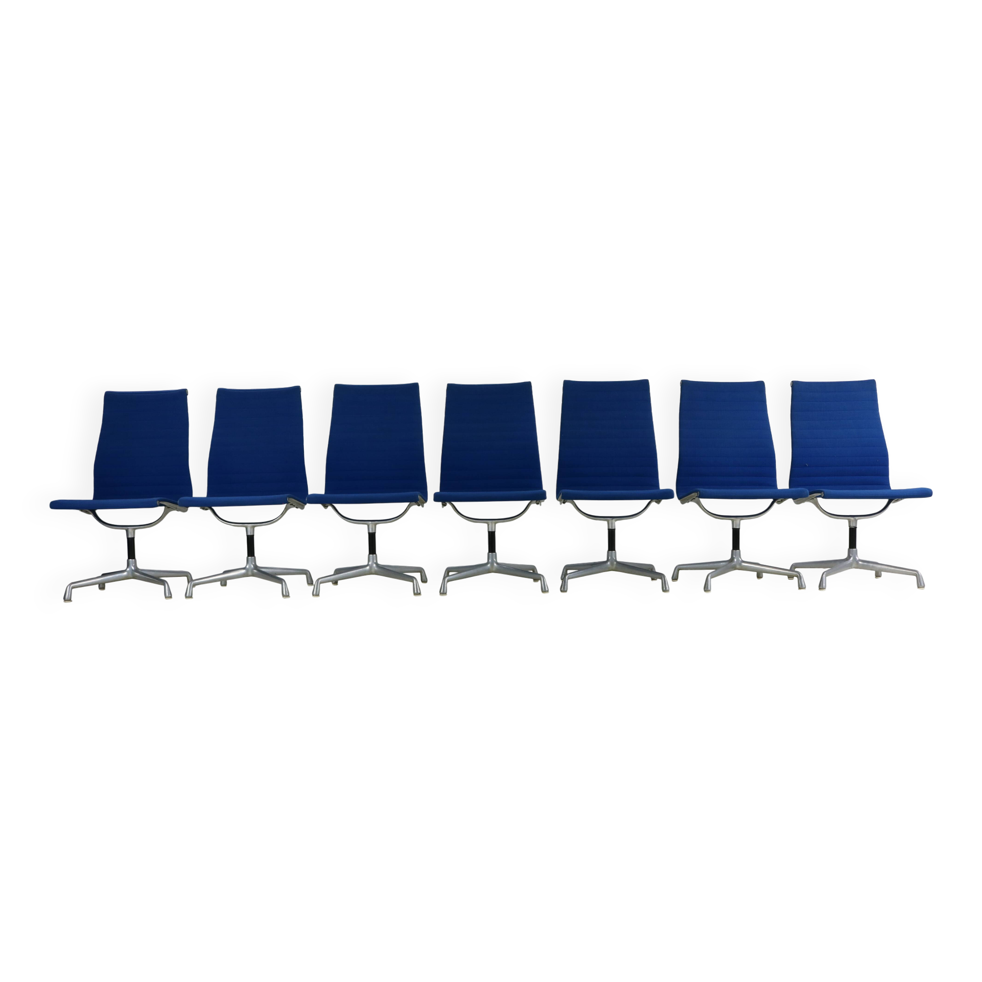 Set of seven office chairs by Charles Eames for Herman Miller Usa design