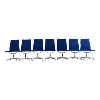 Set of seven office chairs by Charles Eames for Herman Miller Usa design