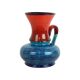 Rare Bay Vase Blue Red West Germany Vintage 79-25