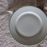 8 dessert plates of the service of the hotel "Grand Hotel Nationale" Lucerne Switzerland Buchecker & C