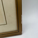 Vintage lithography frame
