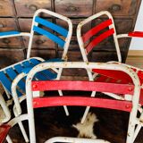 Set of 5 armchairs Tolix T2 50s