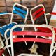 Ensemble de 5 fauteuils Tolix T2 années 50