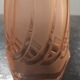 Applique ancienne tulipe pâte de verre rose art déco métal argenté  1930 tbe col de cygne