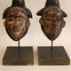 Pair of Punu masks