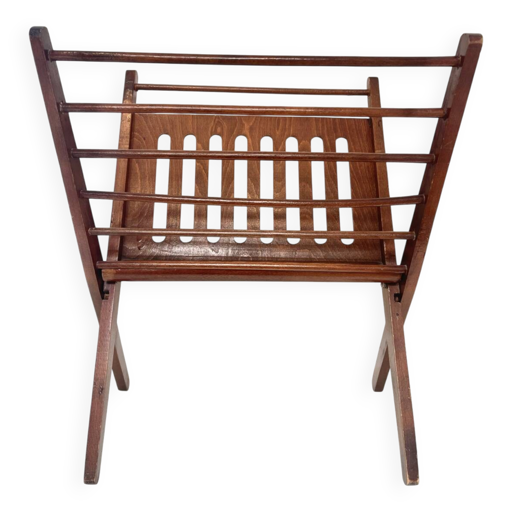 Folding magazine rack Cees Braakman – Teak – Netherlands, 1960s