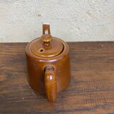 Small vintage brown teapot