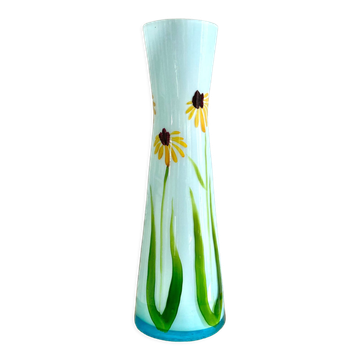 Opal vase soliflore flower decoration