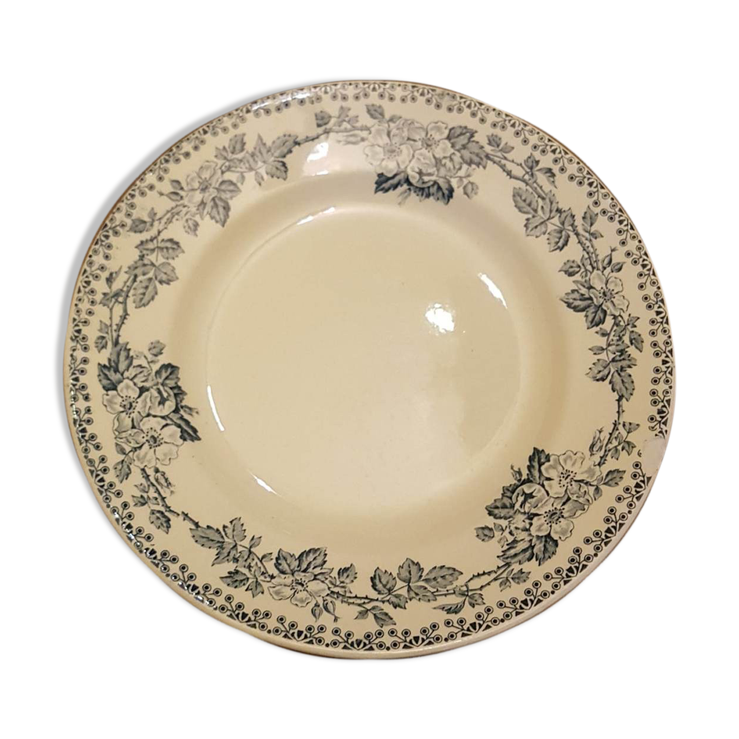 Plate in Iron Saint Amand & Hamage model Guadeloupe