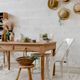 Table / bureau vintage brut