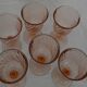 Set of 6 LUMINARC glass water glasses. Rosaline model.