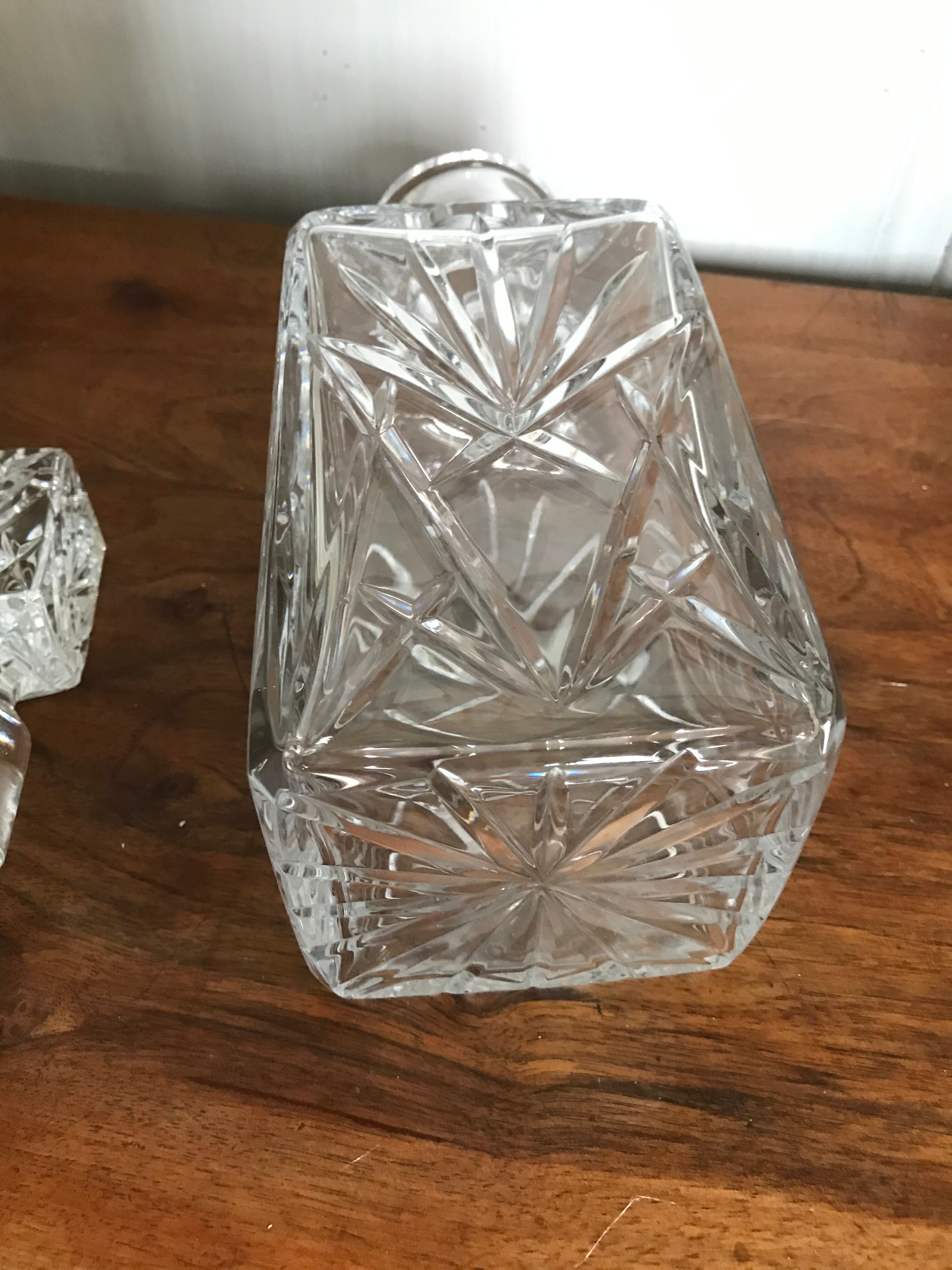 Crystal whisky carafe