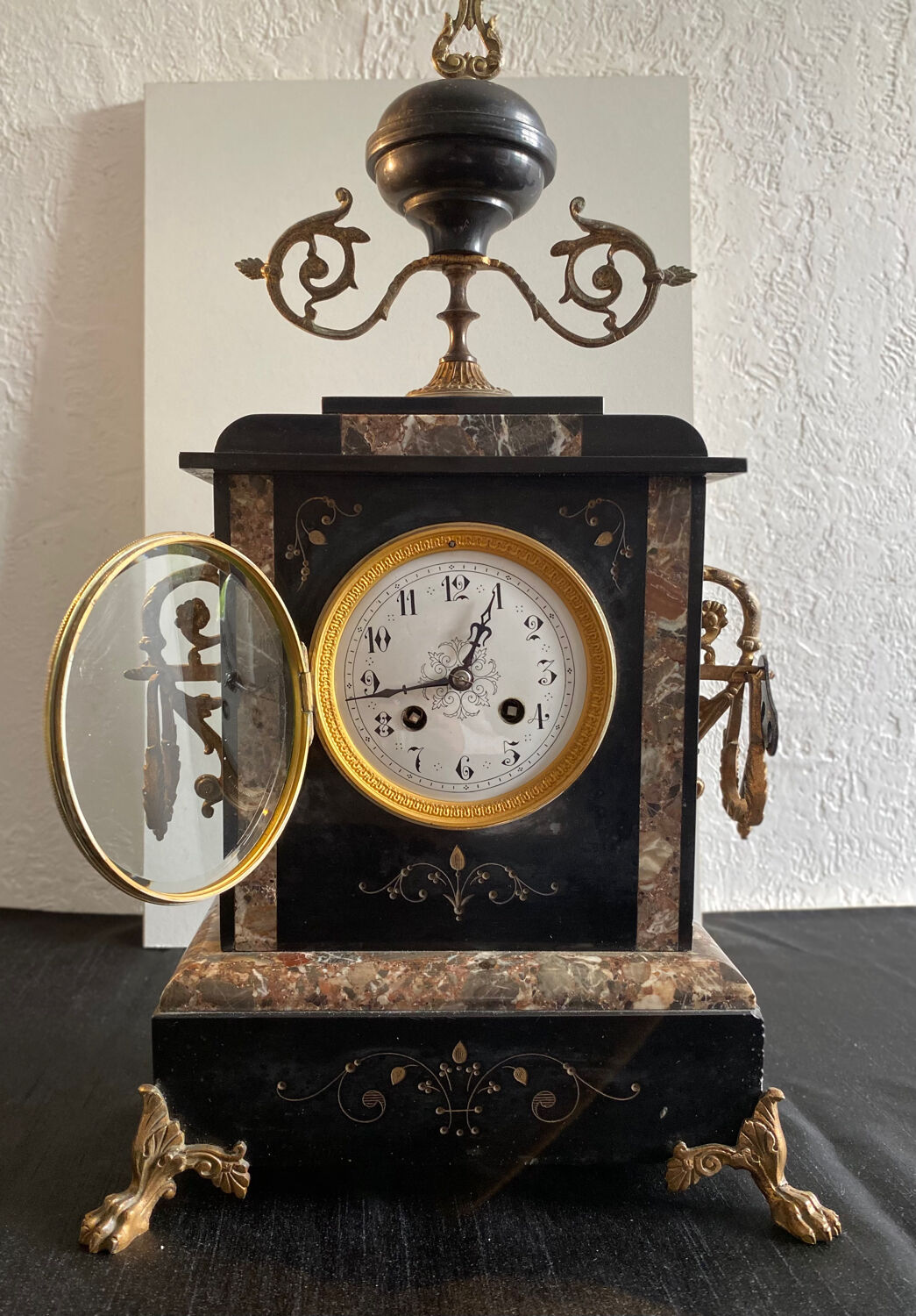 Dessus de cheminée 3 pièces époque Napoléon III