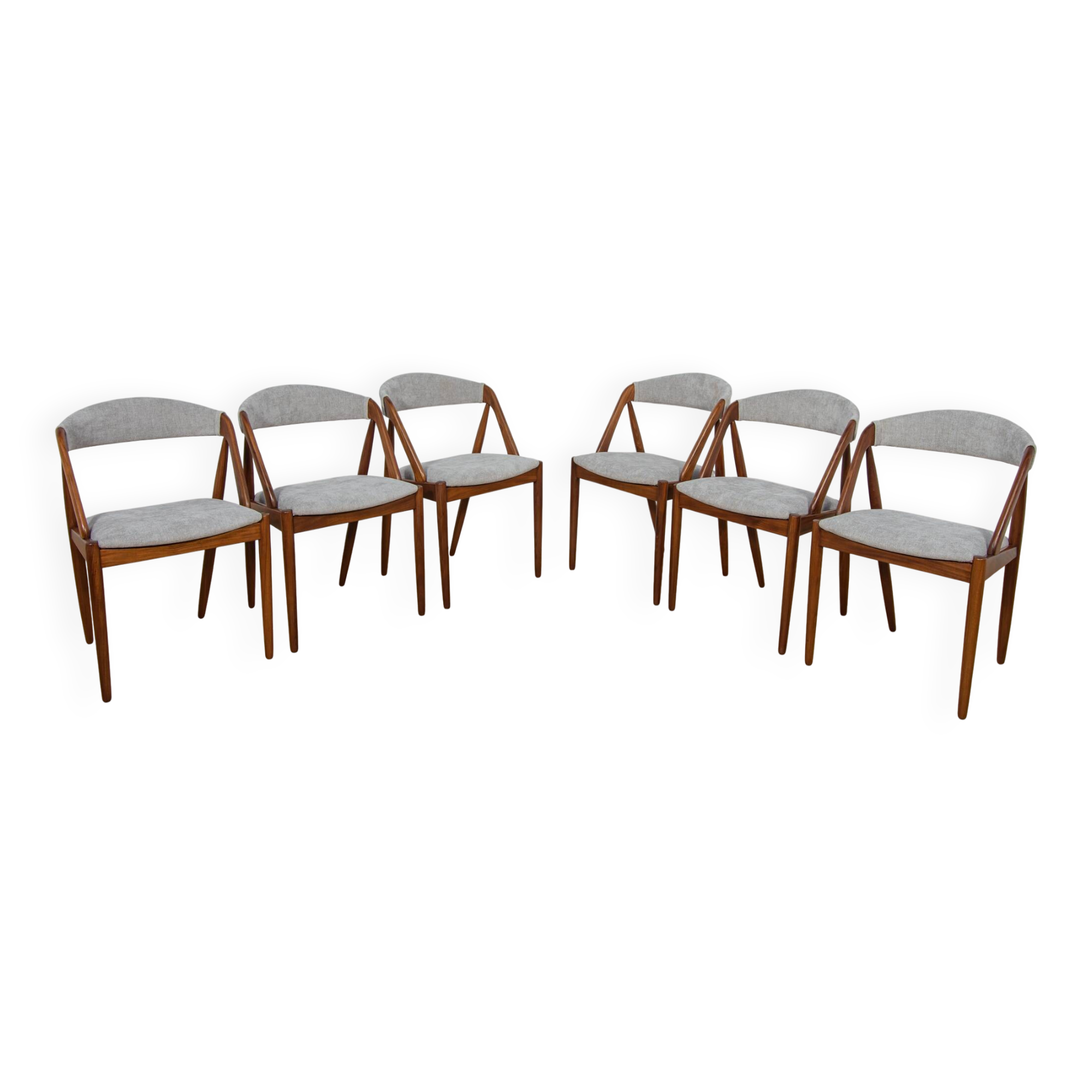 Model 31 Dining Chairs by Kai Kristiansen for Schou Andersen, Denmark, 1960