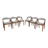 Model 31 Dining Chairs by Kai Kristiansen for Schou Andersen, Denmark, 1960