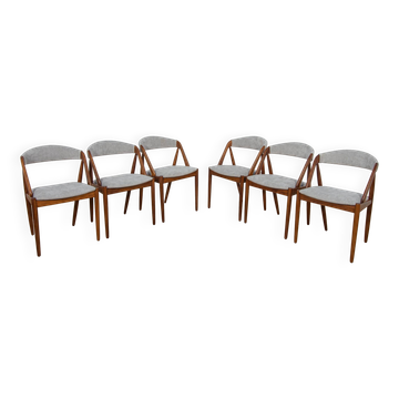 Chaises de salle à manger Modèle 31 par Kai Kristiansen pour Schou Andersen, Danemark, 1960