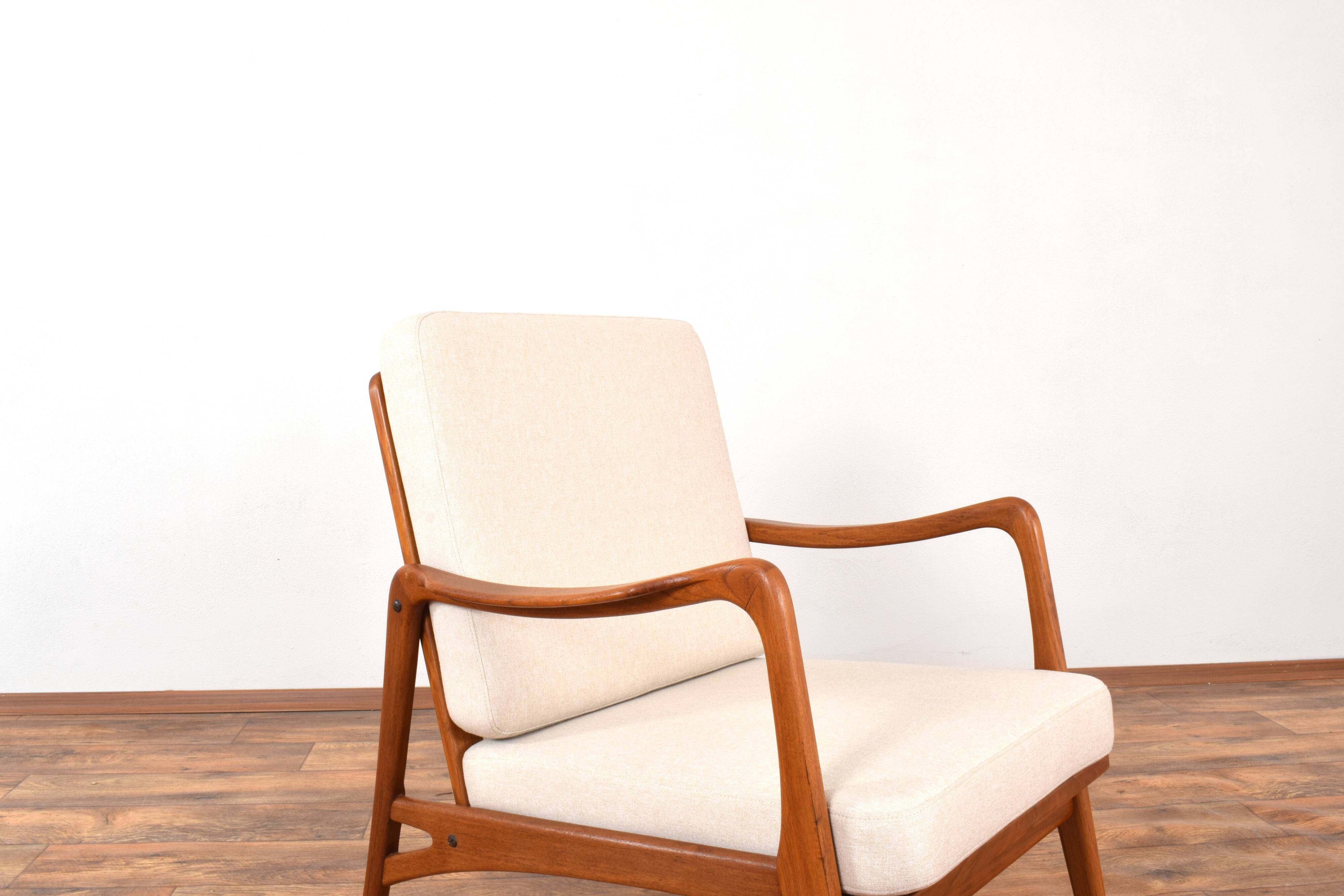 Mid-Century Danish Teak Lounge Chair, 1960s.
