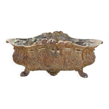 1 cast iron planter from 1900 from Charleville - Mézières, rockery style