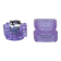 1970s Stunning Purple Smoking Set By Antonio Imperatore in Murano Glass. Ma