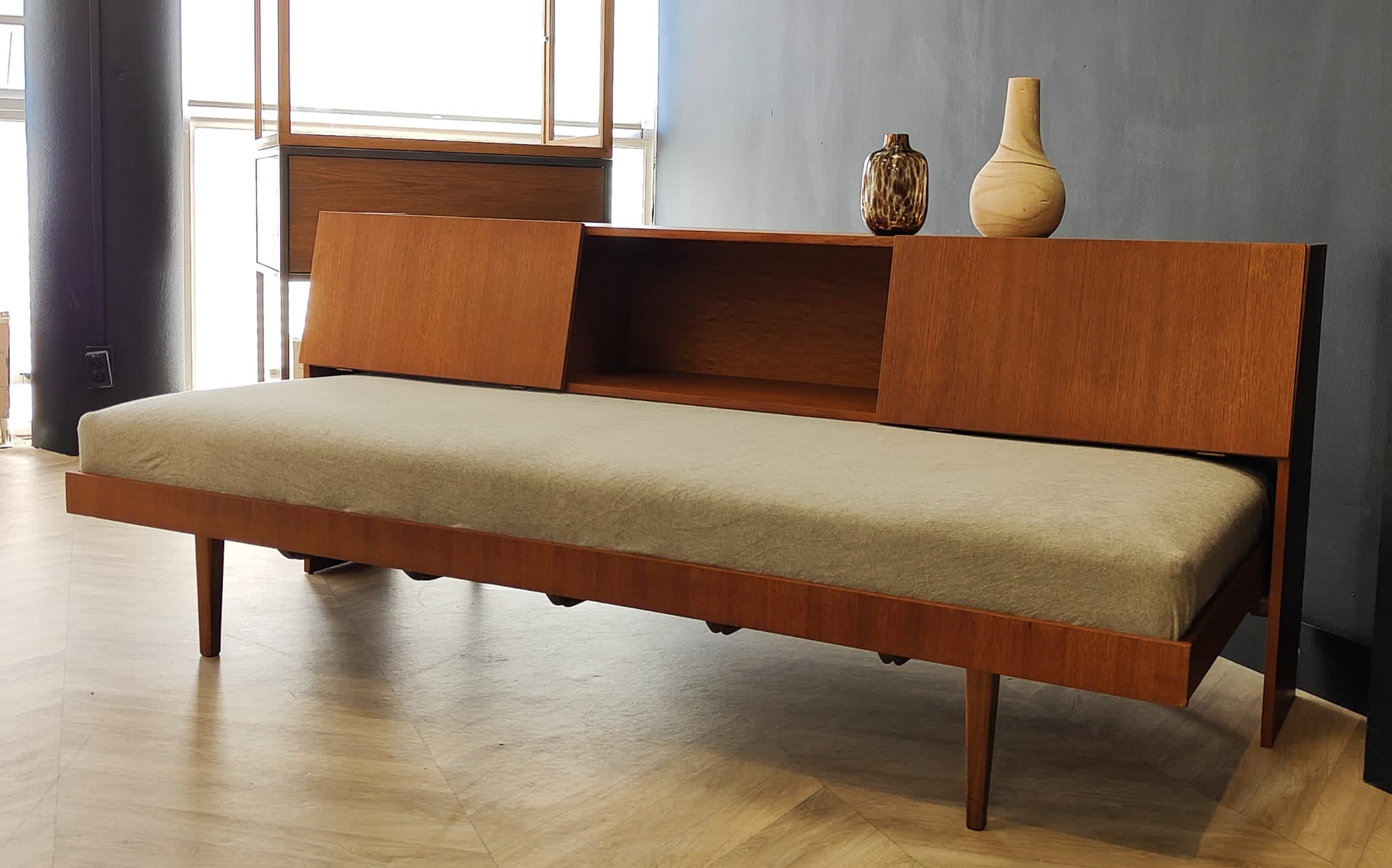 Mid century daybed vintage - sofa, sofa bed, sofa