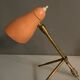 Pink Bronze Table Lamps by Giuseppe Ostuni for Oluce, 1950s, Set of 2