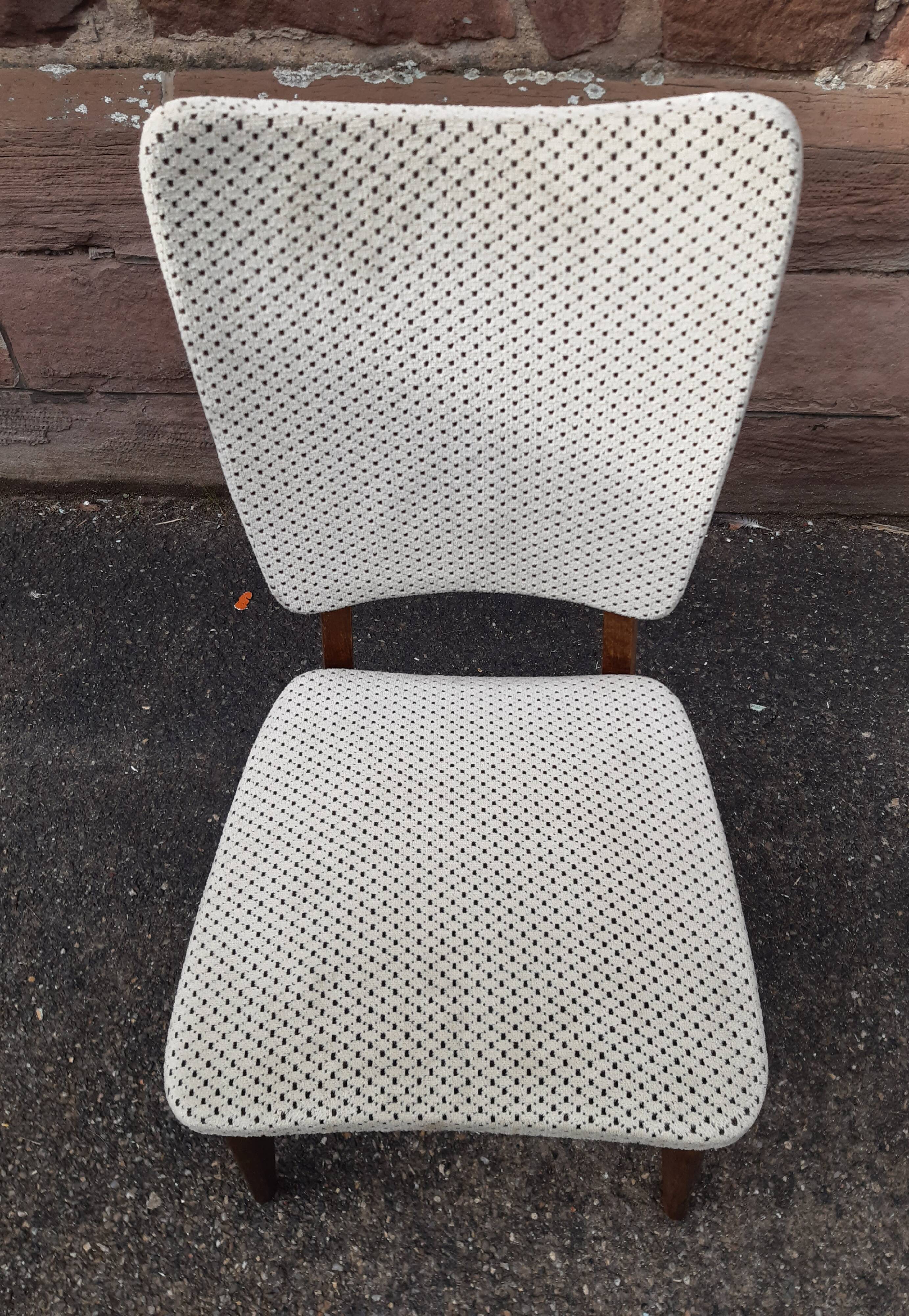 4 mid-century chairs 1960