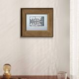 Printed in 1933, the castle of Azay-Le-Rideau, Indre-et-Loire.