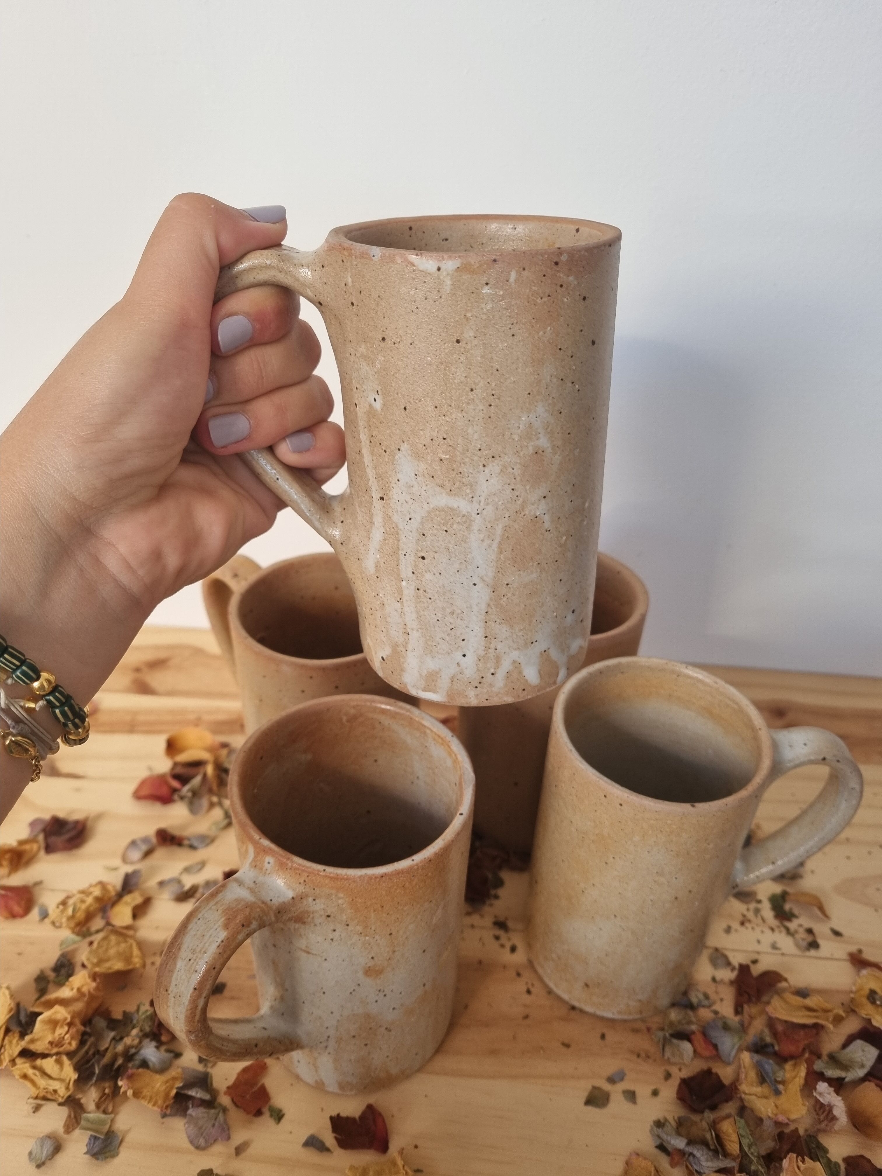 Mugs mugs mugs in vintage stoneware