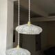 Art Deco suspension in clichy glass
