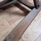 Vintage brutalist tripod high stool, 1950s