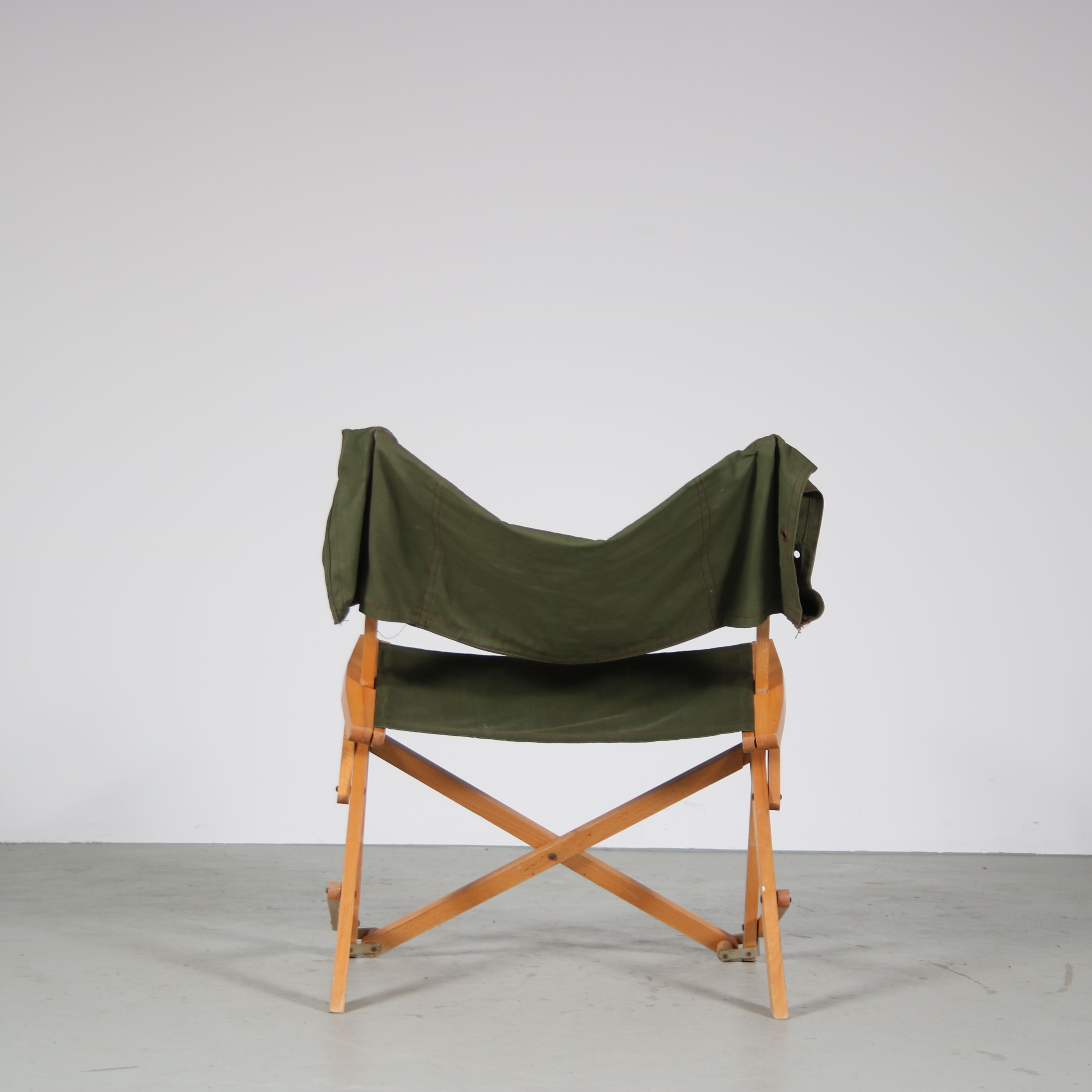 1960s “Praia” Folding chair by Pier Giacomo Castiglioni for Gavina, Italy