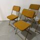 Série de 4 chaises pliantes Lafuma vintage des années 60