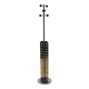 Designer stainless steel coat rack
