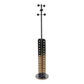 Designer stainless steel coat rack