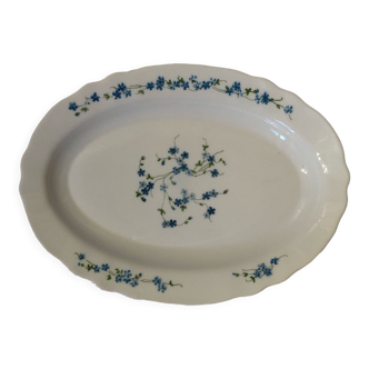 Arcopal forget-me-not serving dish