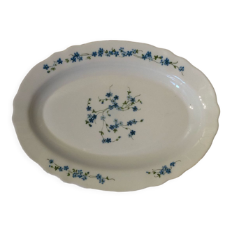 Plat de service arcopal myosotis