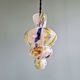Duo de suspensions en verre soufflé multicolore, Murano, 1950-60
